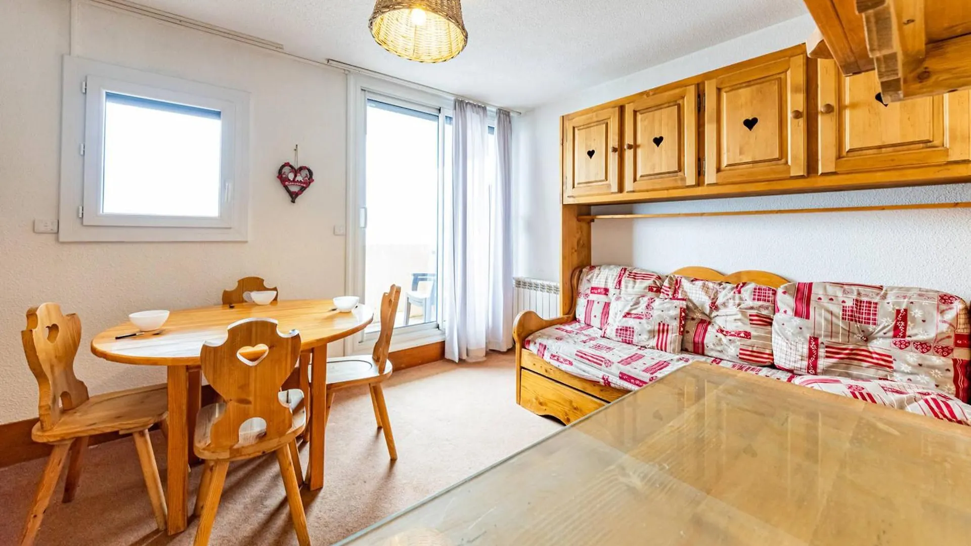 דירה Studio Cosy 4 Pers Avec Balcon Sud, Au Pied Des Pistes Et Commerces A Saint Francois Longchamp - Fr-1-807-31 צרפת